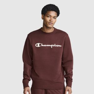 Powerblend Crewneck Sweatshirt. Classic Script Logo