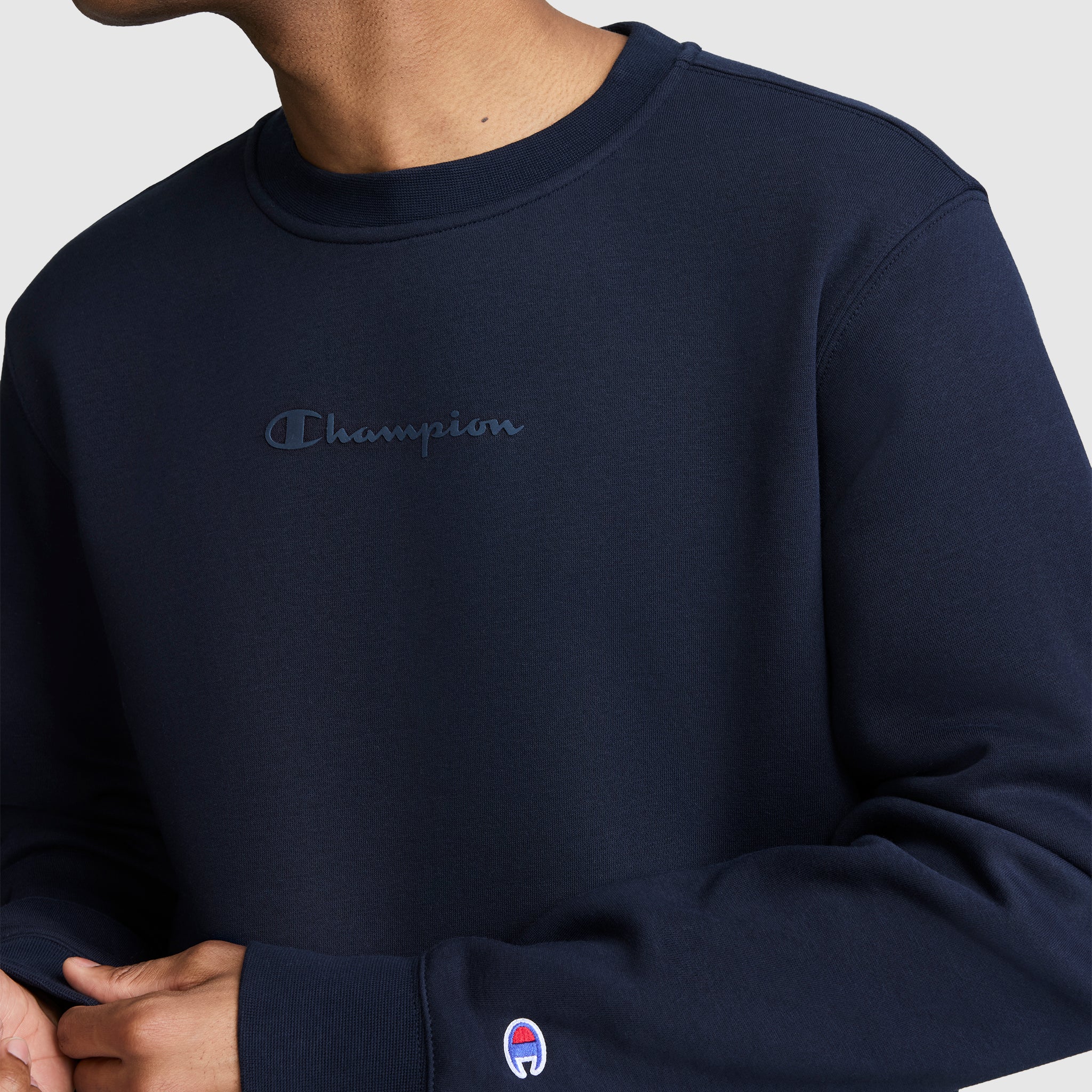 Powerblend Crewneck Sweatshirt. Tonal Script Logo - Image 3
