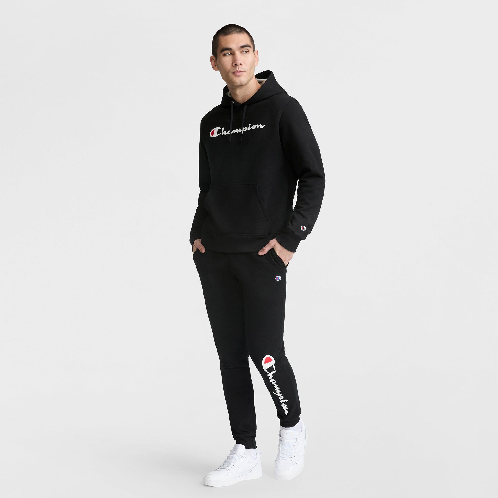 Powerblend Hoodie. Full Script Logo - Image 4