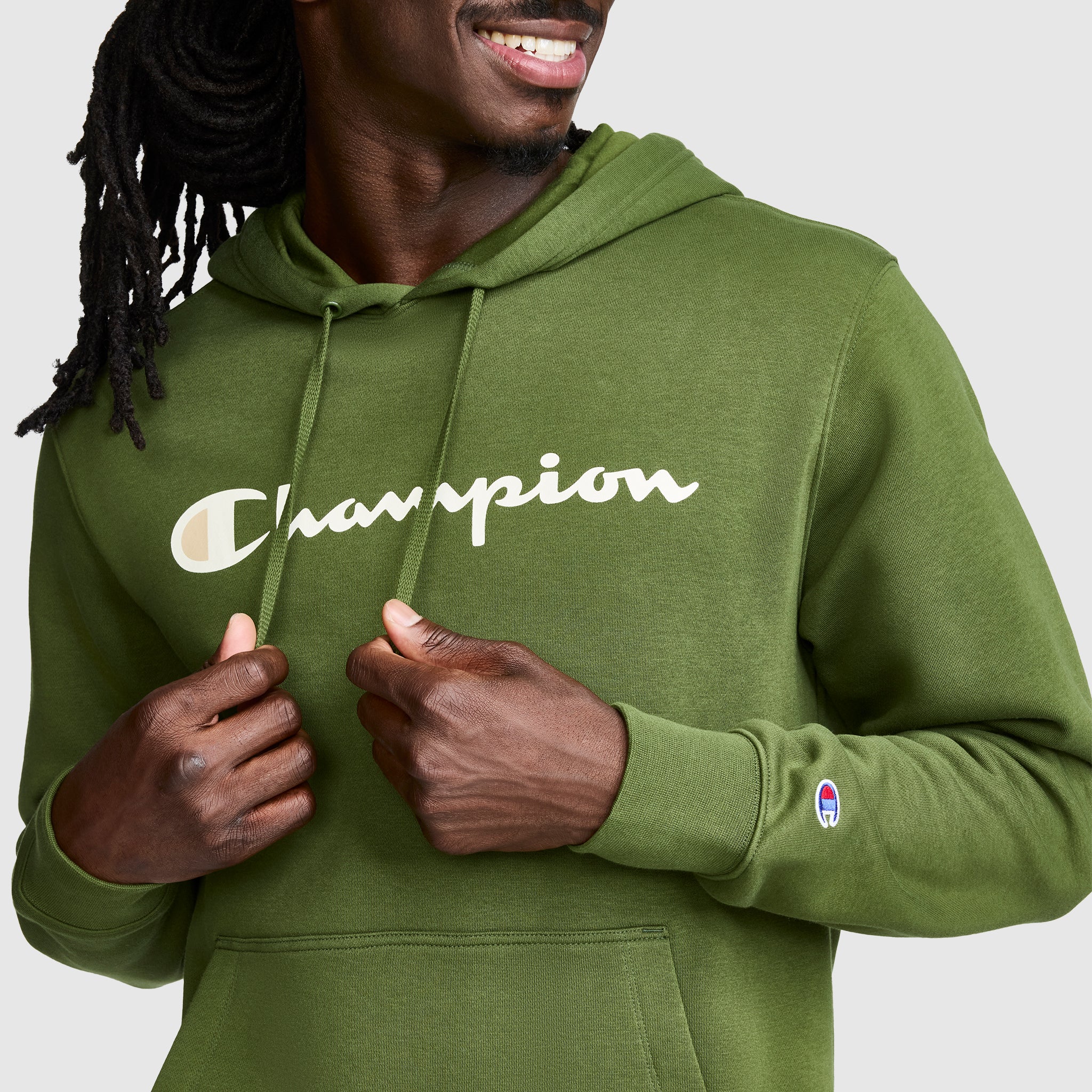 Powerblend Hoodie. Full Script Logo - Image 5