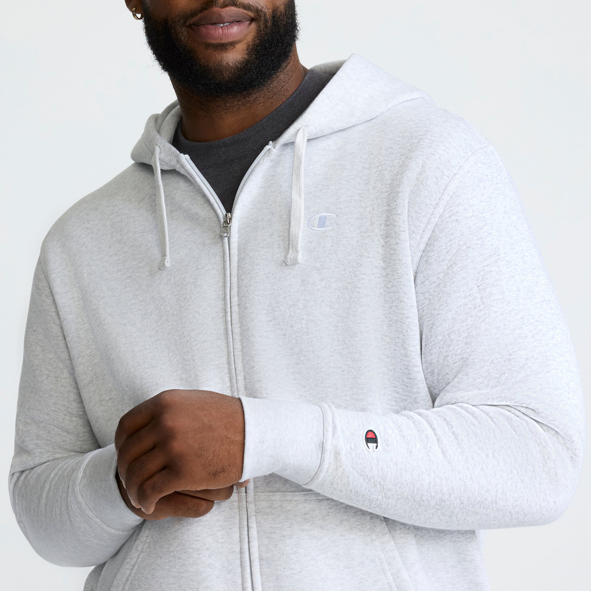 Powerblend Full-Zip Hoodie. C Logo - Big & Tall - Image 3