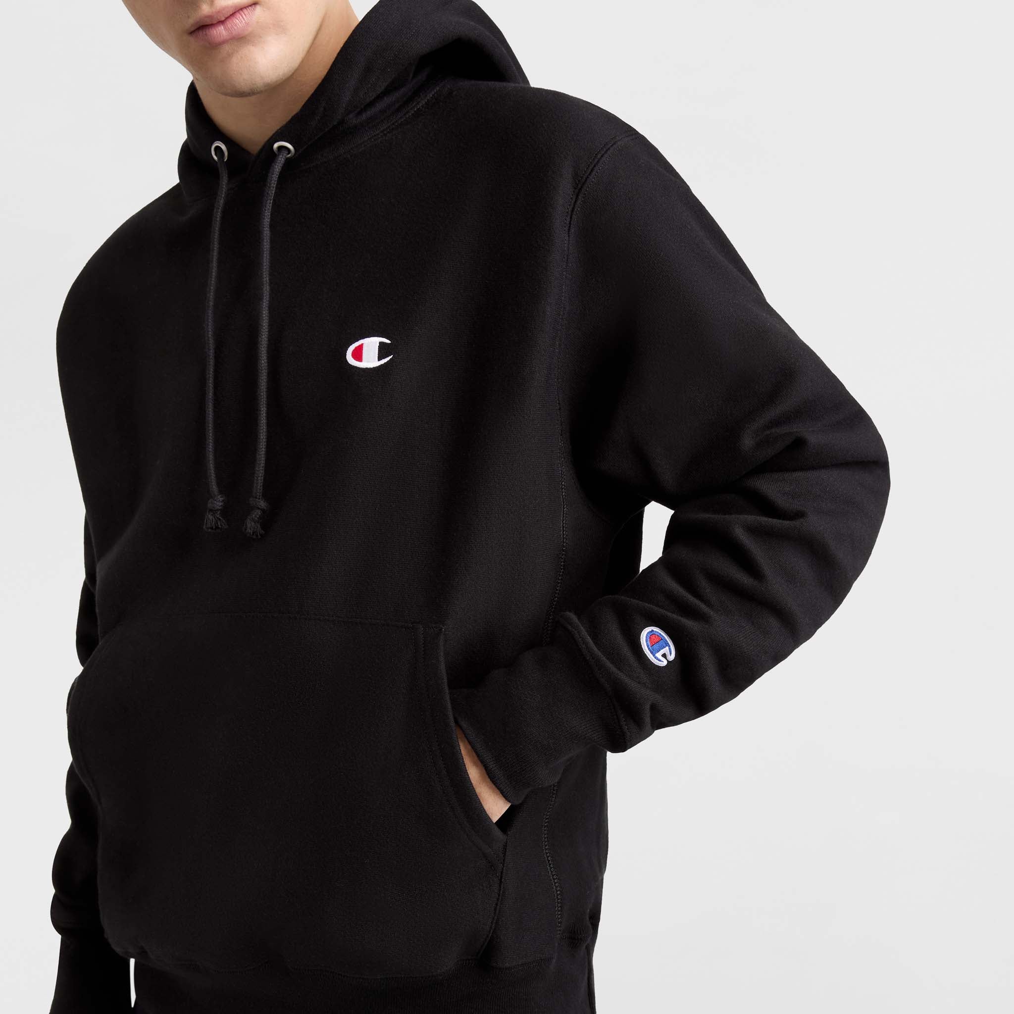 Reverse Weave Small C Hooded Sweatshirt - Image 3