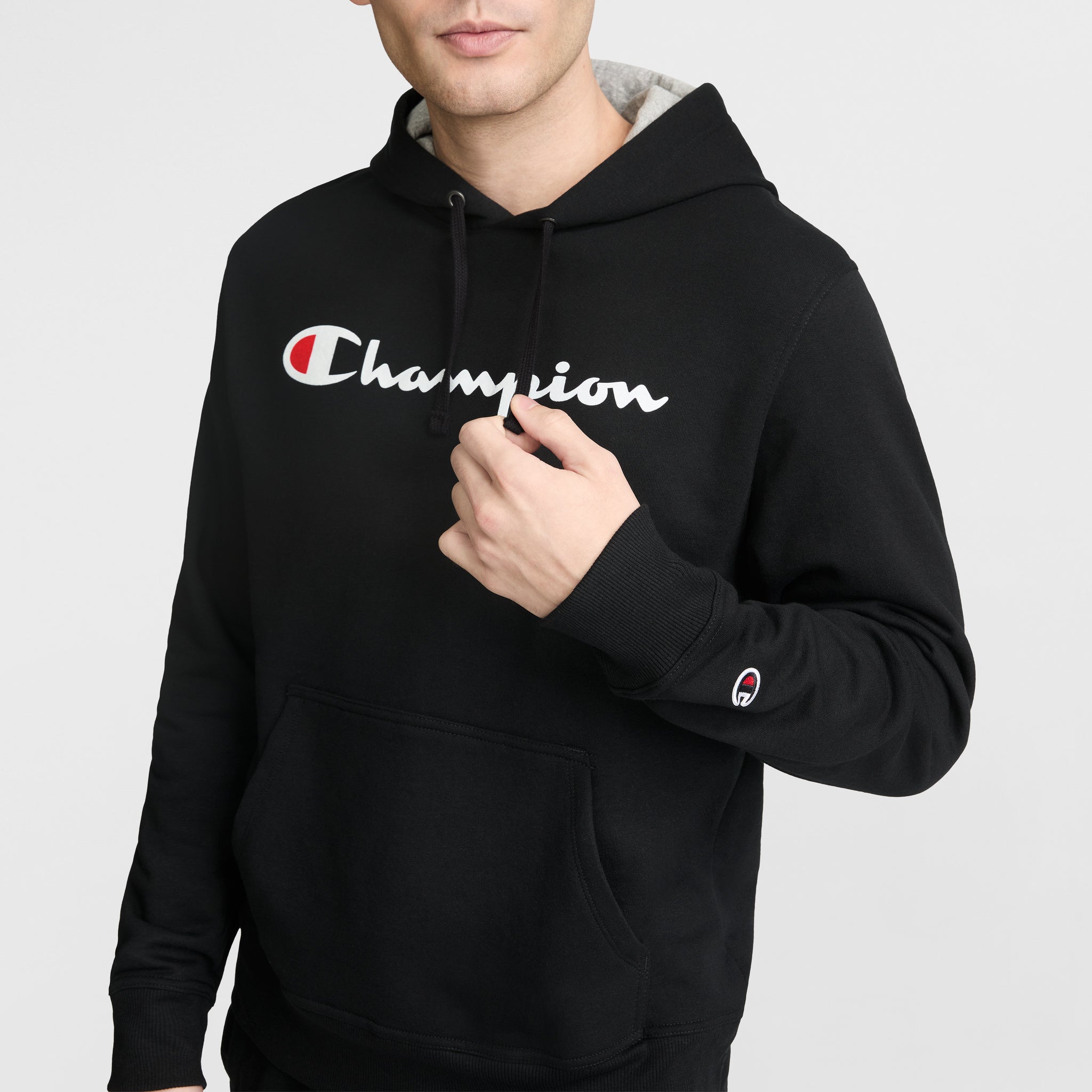 Powerblend Hoodie. Full Script Logo - Image 3