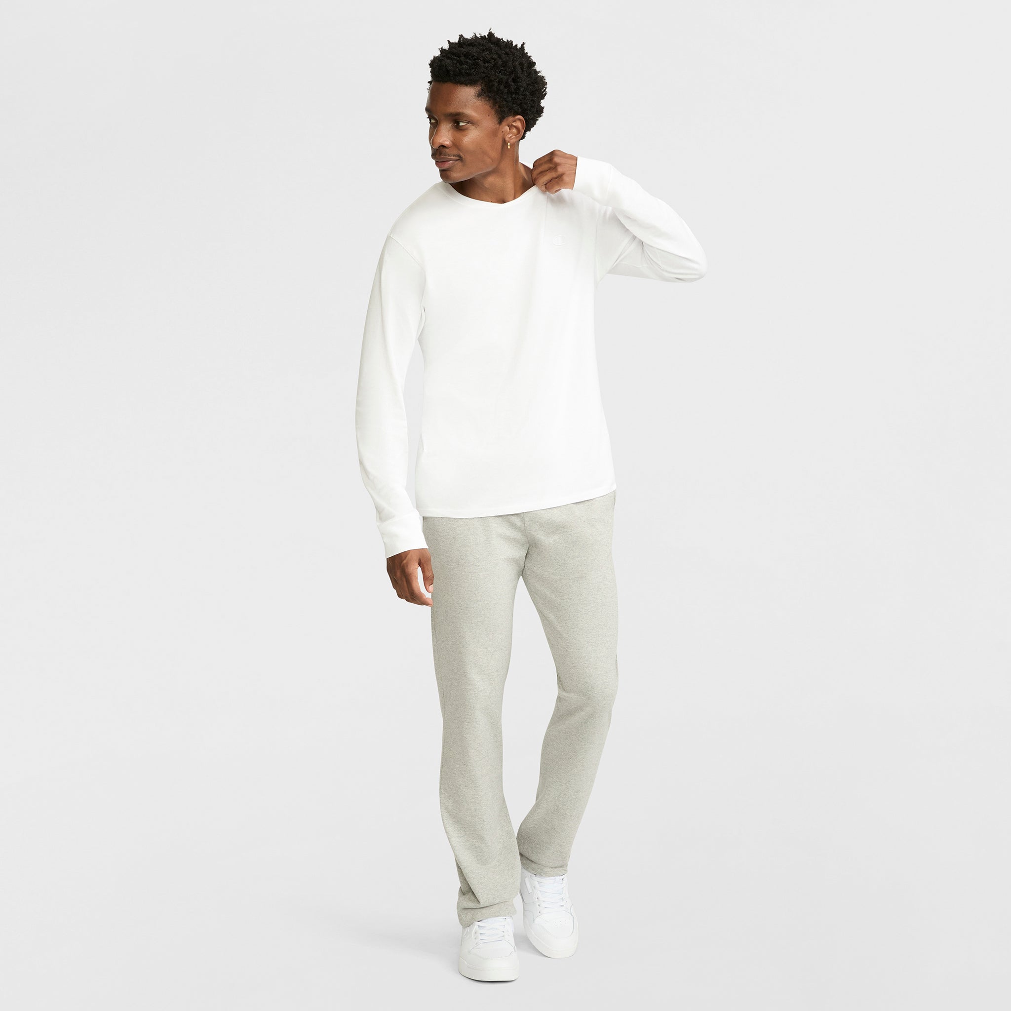 Lightweight Lounge Pants. Open Hem. C Logo - Image 4