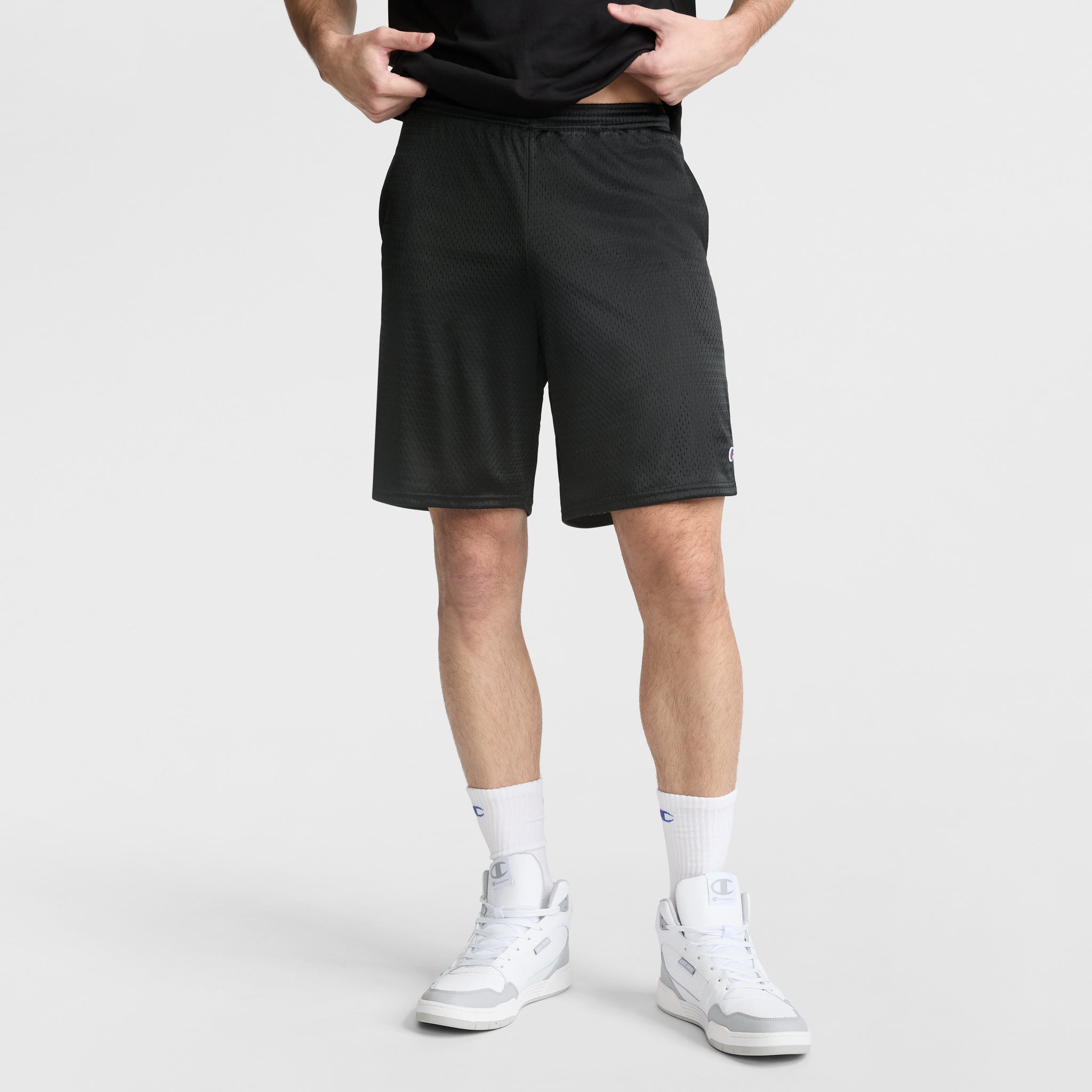 9 Classic Mesh Shorts. C Logo