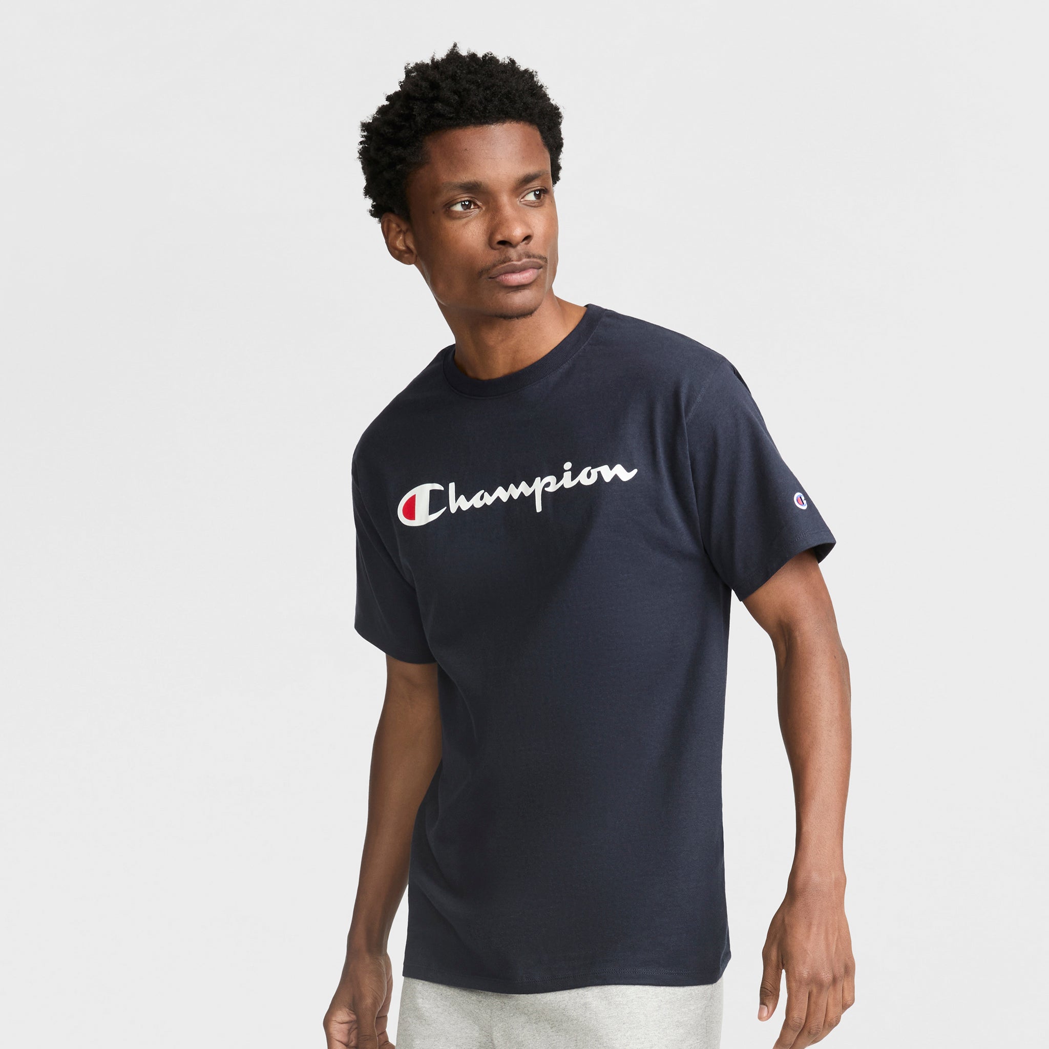 Classic Graphic T-Shirt. Script Logo