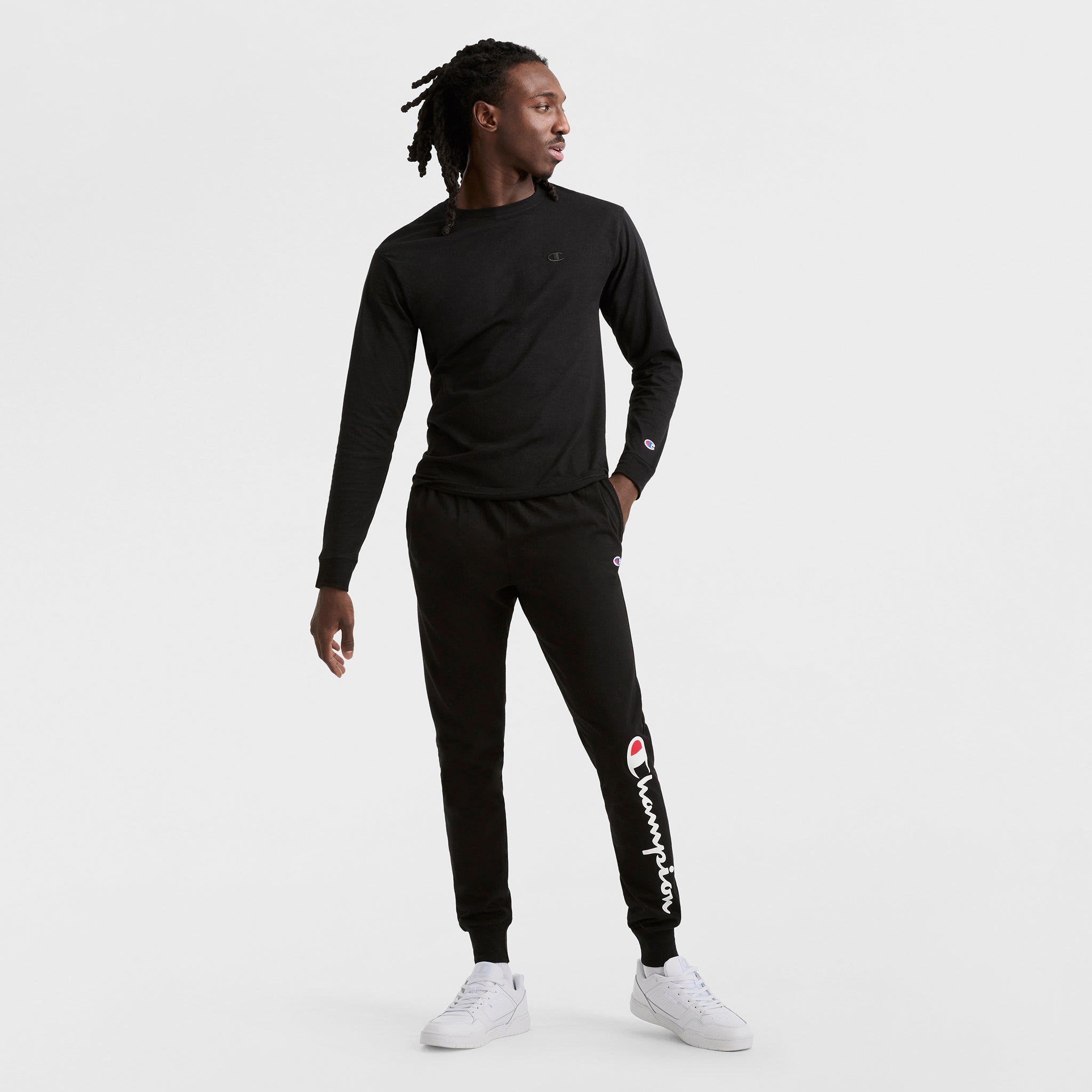 Classic Long Sleeve T-Shirt. Embroidered C Logo - Image 4