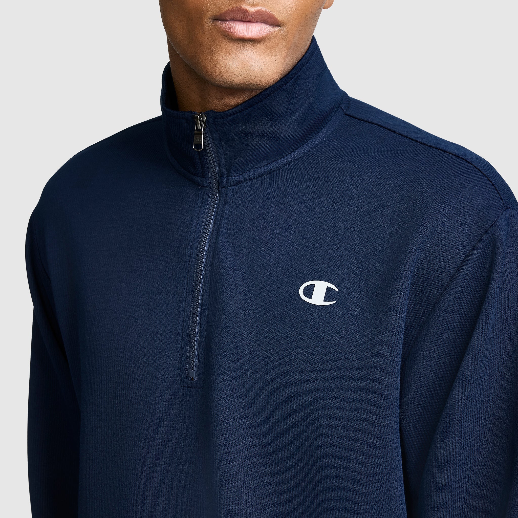 Sport Long Sleeve 1/4 Zip Mockneck. C Logo - Image 4