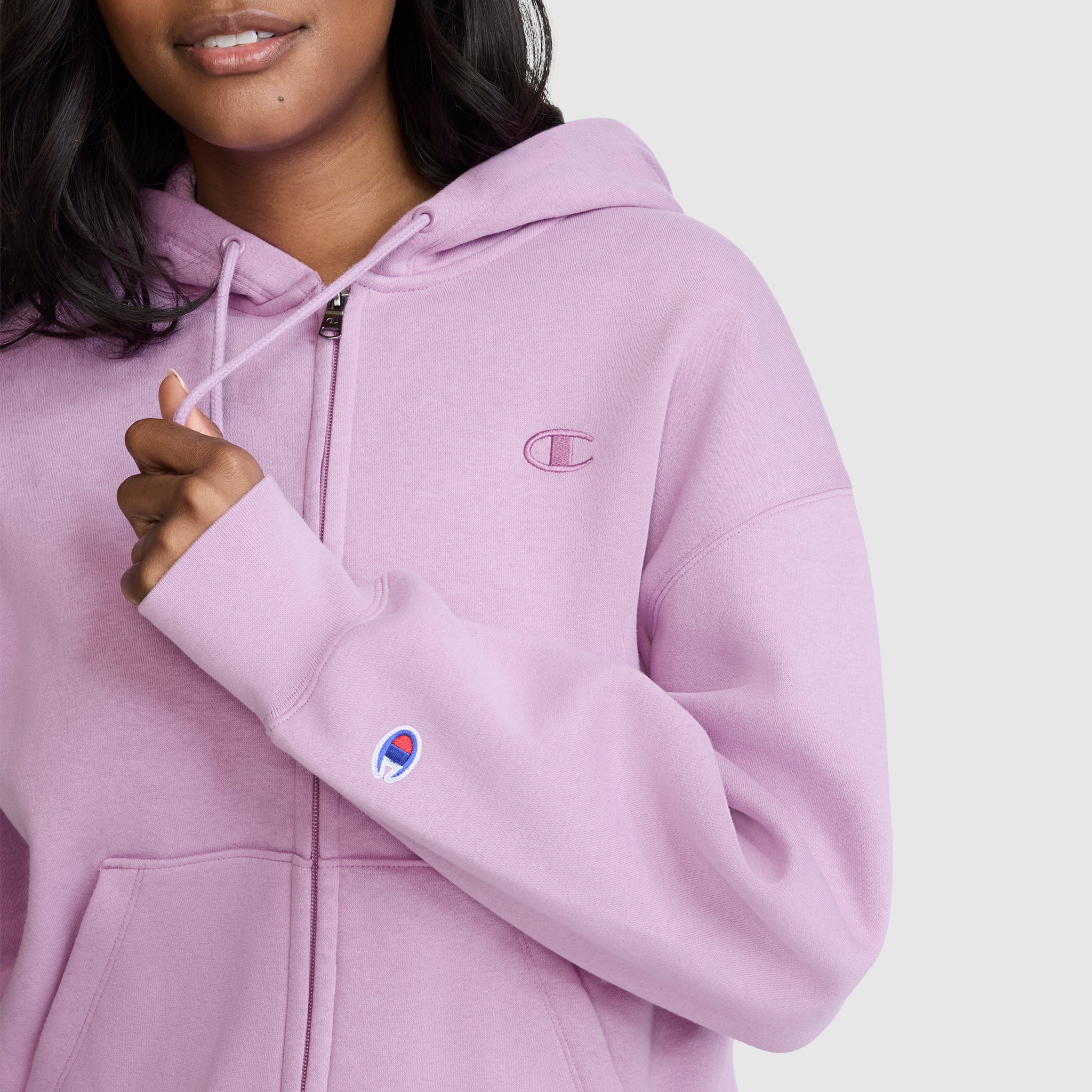 Powerblend Fleece Zip-Up Hoodie. C Logo - Image 5