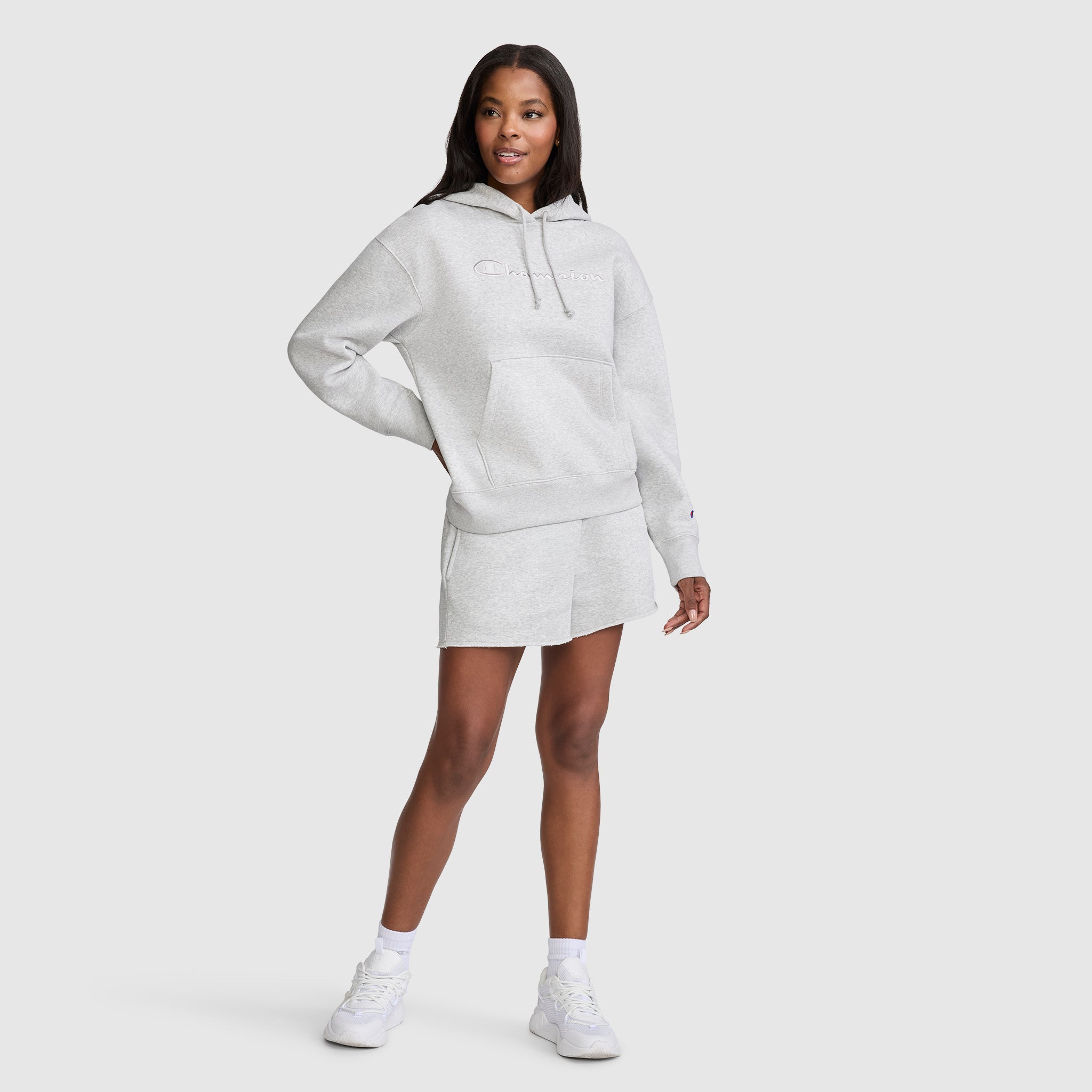 Tonal Script Freshman Powerblend Hoodie - Image 6
