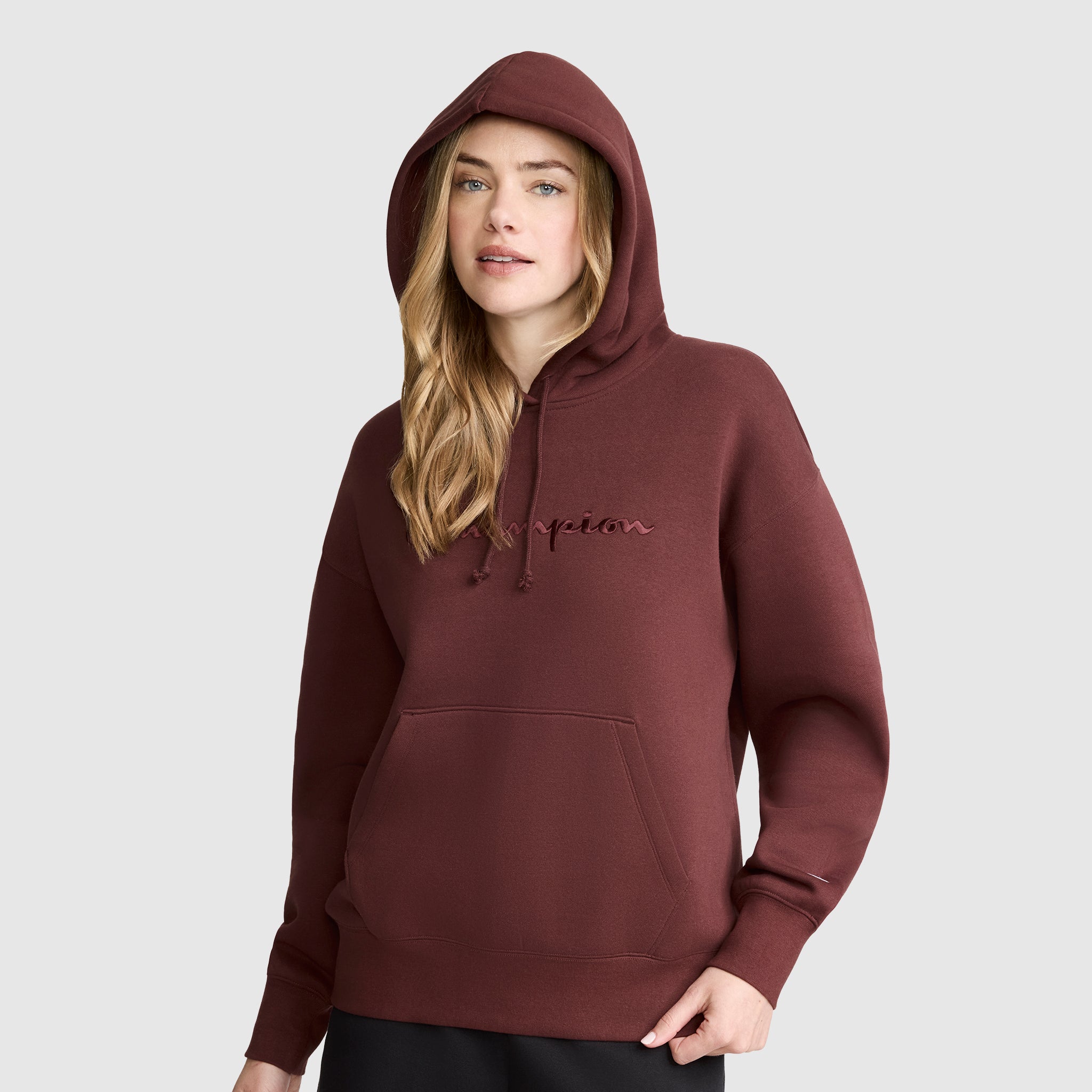 Tonal Script Freshman Powerblend Hoodie - Image 2