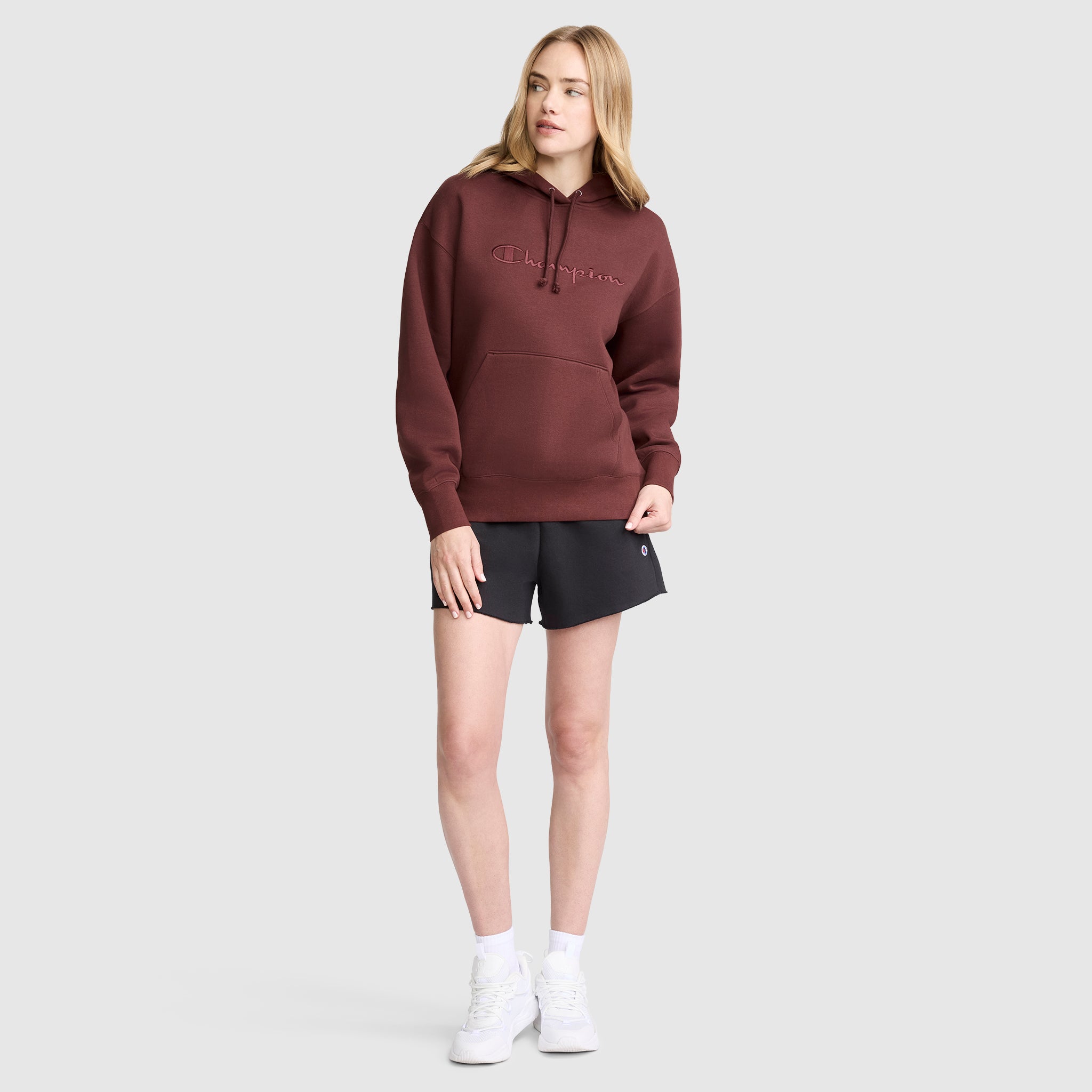 Tonal Script Freshman Powerblend Hoodie - Image 6
