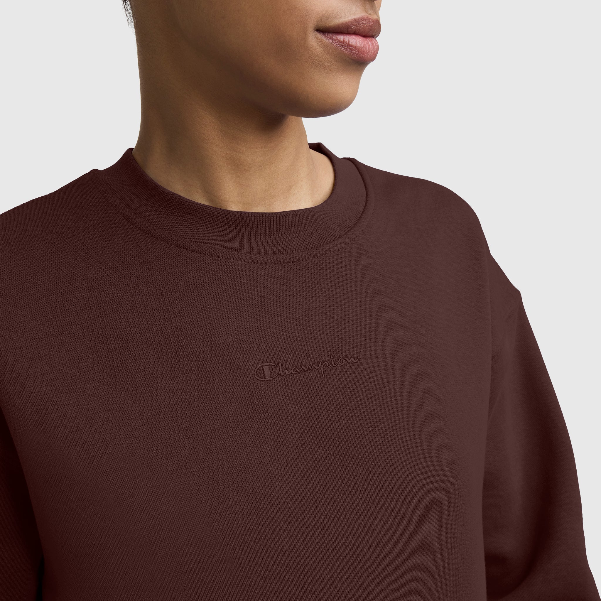 Powerblend Crewneck Sweatshirt. Embroidered Script Logo - Image 3
