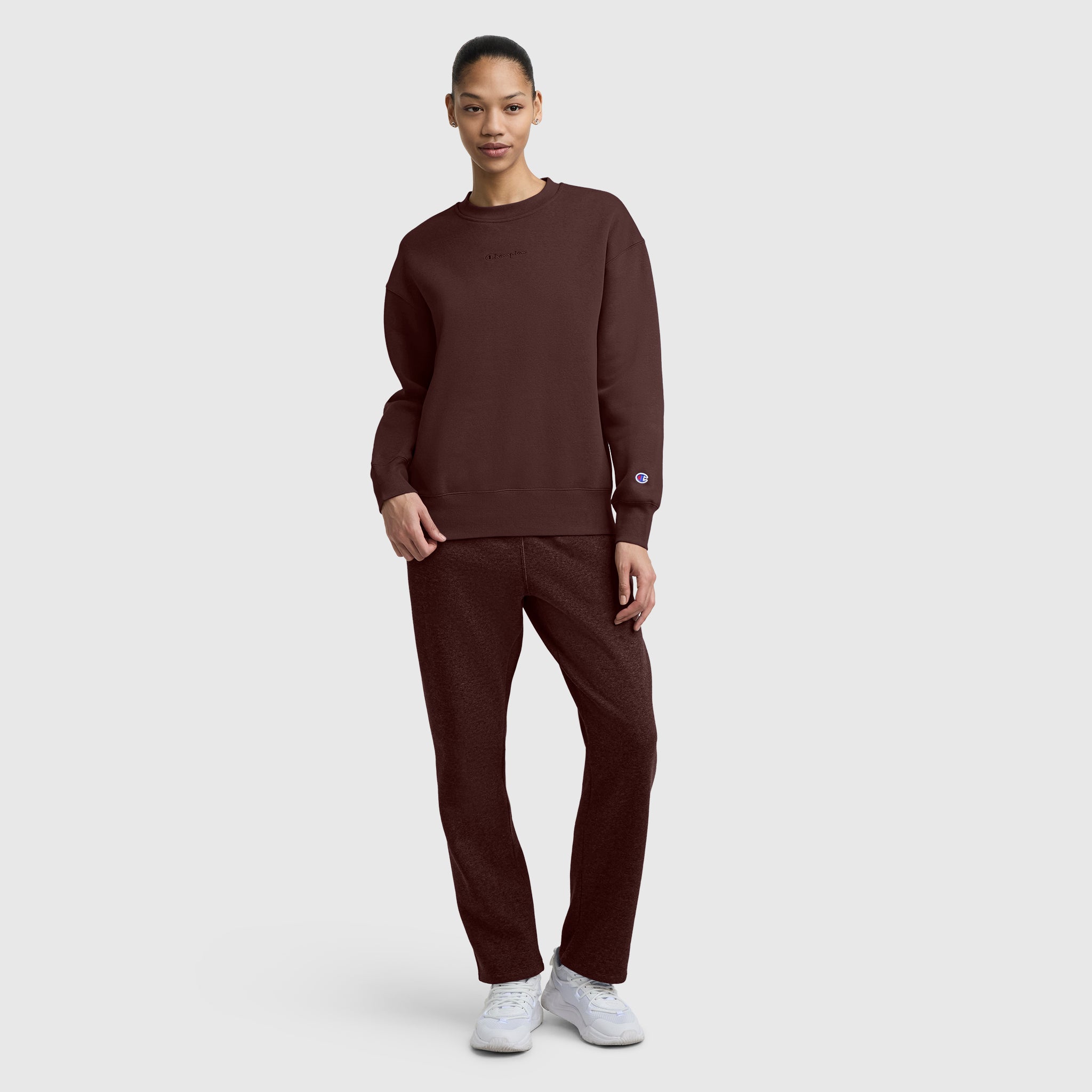 Powerblend Crewneck Sweatshirt. Embroidered Script Logo - Image 5