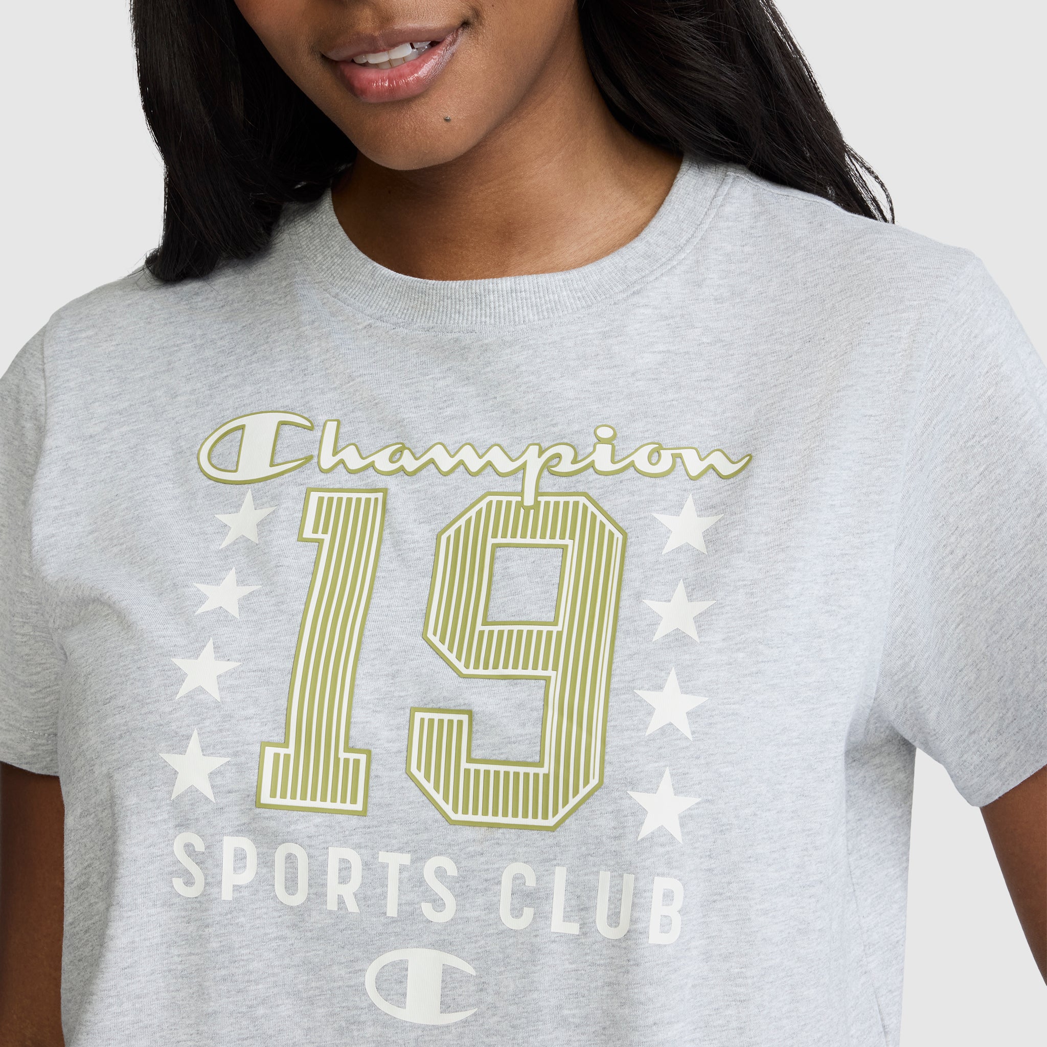 Sports Club 19 with Stars Graphic T-Shirt - Image 4