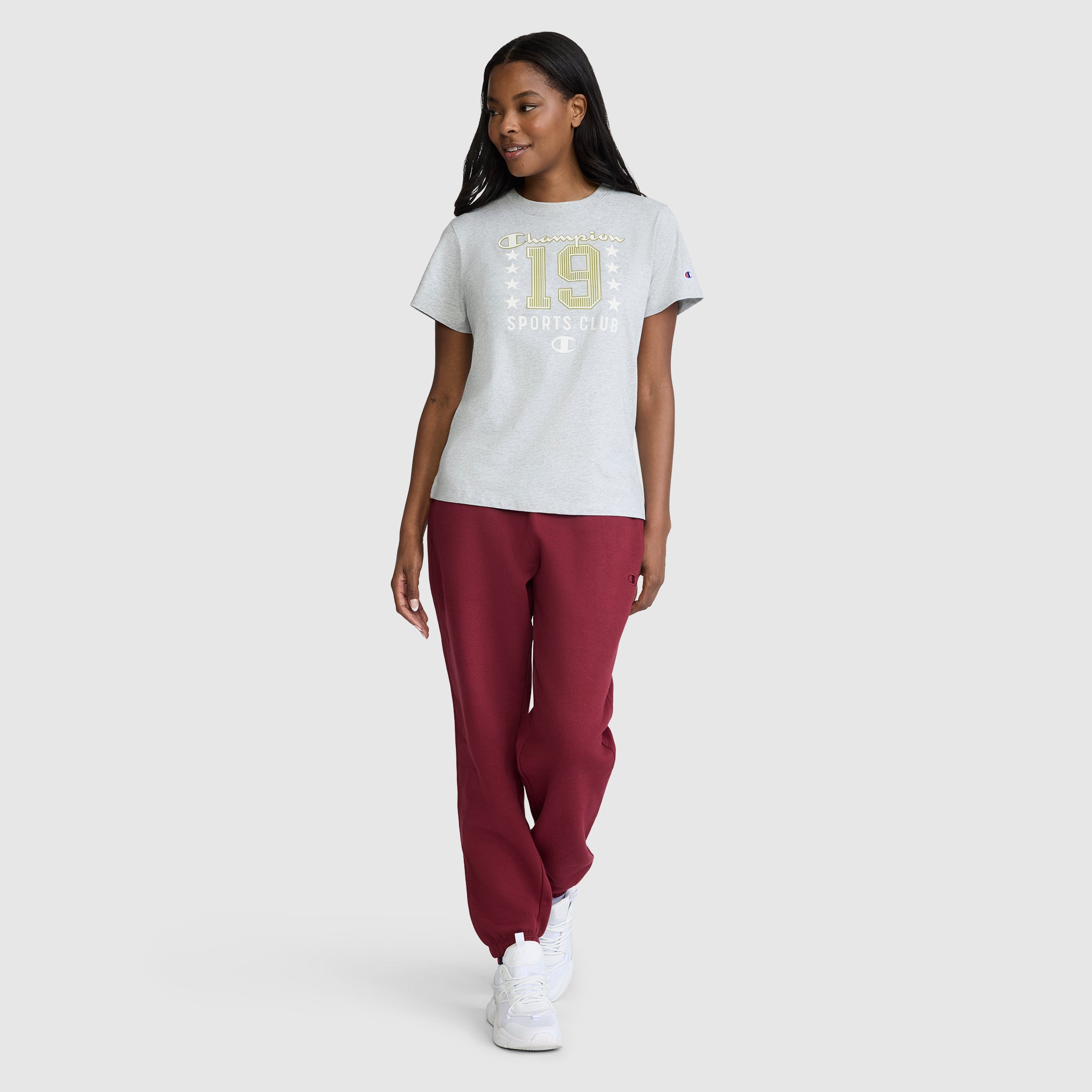Sports Club 19 with Stars Graphic T-Shirt - Image 5